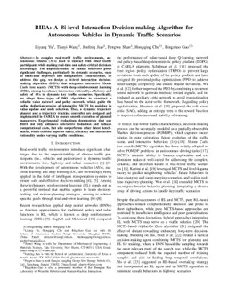 BIDA: A Bi-level Interaction Decision-making Algorithm for Autonomous Vehicles in Dynamic Traffic Scenarios