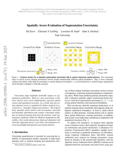 Spatially-Aware Evaluation of Segmentation Uncertainty