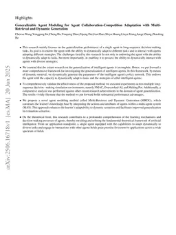 Generalizable Agent Modeling for Agent Collaboration-Competition Adaptation with Multi-Retrieval and Dynamic Generation