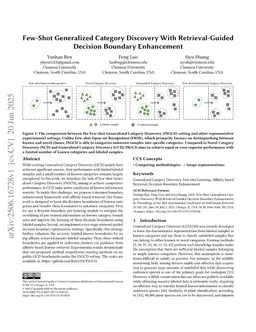 Few-Shot Generalized Category Discovery With Retrieval-Guided Decision Boundary Enhancement