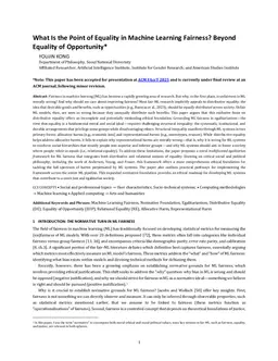 What Is the Point of Equality in Machine Learning Fairness? Beyond Equality of Opportunity