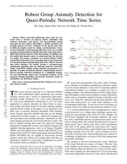 Robust Group Anomaly Detection for Quasi-Periodic Network Time Series