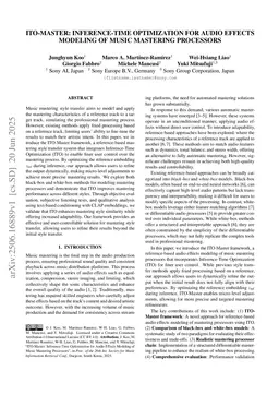 ITO-Master: Inference-Time Optimization for Audio Effects Modeling of Music Mastering Processors