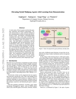Style-Preserving Policy Optimization for Game Agents