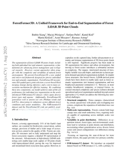ForestFormer3D: A Unified Framework for End-to-End Segmentation of Forest LiDAR 3D Point Clouds