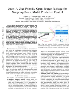 Judo: A User-Friendly Open-Source Package for Sampling-Based Model Predictive Control