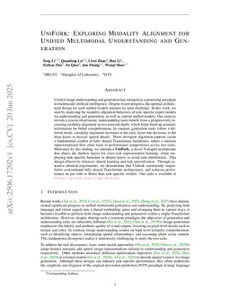 UniFork: Exploring Modality Alignment for Unified Multimodal Understanding and Generation