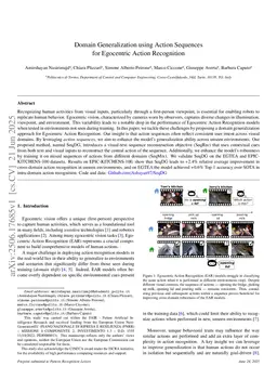 Domain Generalization using Action Sequences for Egocentric Action Recognition