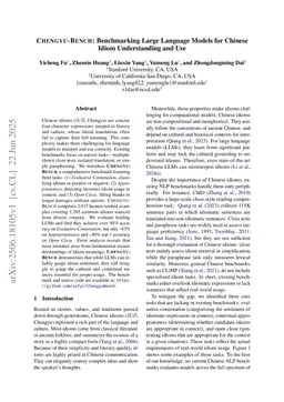 Chengyu-Bench: Benchmarking Large Language Models for Chinese Idiom Understanding and Use