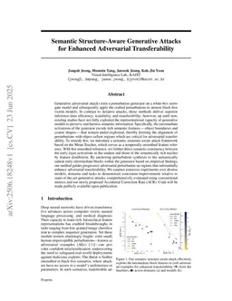 Improving Black-Box Generative Attacks via Generator Semantic Consistency