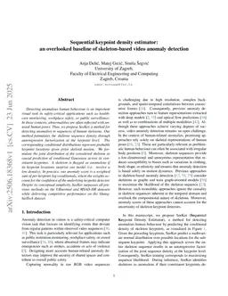 Sequential keypoint density estimator: an overlooked baseline of skeleton-based video anomaly detection