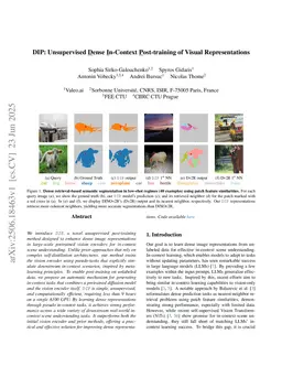 DIP: Unsupervised Dense In-Context Post-training of Visual Representations