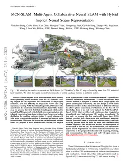 MCN-SLAM: Multi-Agent Collaborative Neural SLAM with Hybrid Implicit Neural Scene Representation