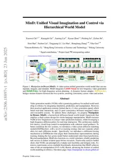 MinD: Learning A Dual-System World Model for Real-Time Planning and Implicit Risk Analysis
