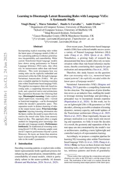 Learning to Disentangle Latent Reasoning Rules with Language VAEs: A Systematic Study