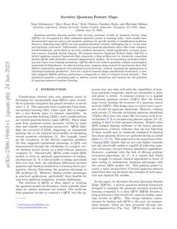 Iterative Quantum Feature Maps
