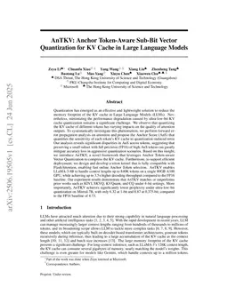 AnTKV: Anchor Token-Aware Sub-Bit Vector Quantization for KV Cache in Large Language Models