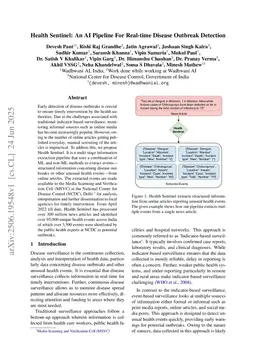 Health Sentinel: An AI Pipeline For Real-time Disease Outbreak Detection