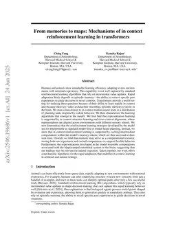 From Memories to Maps: Mechanisms of In-Context Reinforcement Learning in Transformers