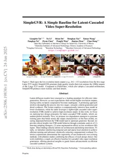 SimpleGVR: A Simple Baseline for Latent-Cascaded Video Super-Resolution