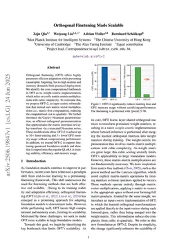 Orthogonal Finetuning Made Scalable