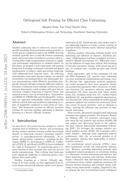 Orthogonal Soft Pruning for Efficient Class Unlearning