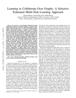 Learning to Collaborate Over Graphs: A Selective Federated Multi-Task Learning Approach