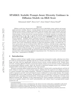 SPARKE: Scalable Prompt-Aware Diversity and Novelty Guidance in Diffusion Models via RKE Score