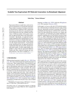 Scalable Non-Equivariant 3D Molecule Generation via Rotational Alignment