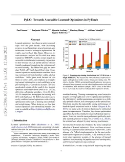 PyLO: Towards Accessible Learned Optimizers in PyTorch