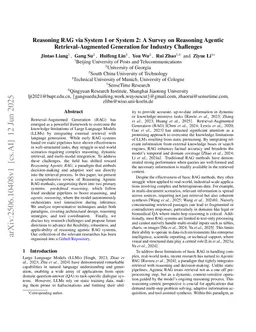 Reasoning RAG via System 1 or System 2: A Survey on Reasoning Agentic Retrieval-Augmented Generation for Industry Challenges
