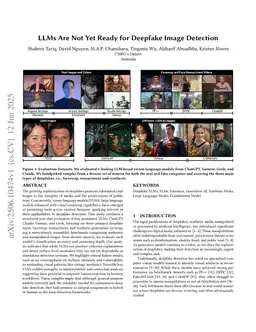 LLMs Are Not Yet Ready for Deepfake Image Detection