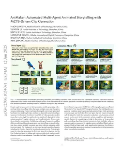 AniMaker: Multi-Agent Animated Storytelling with MCTS-Driven Clip Generation