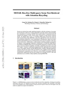 MSTAR: Box-free Multi-query Scene Text Retrieval with Attention Recycling