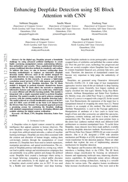 Enhancing Deepfake Detection using SE Block Attention with CNN
