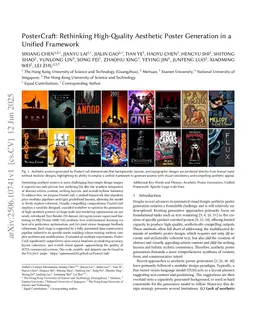 PosterCraft: Rethinking High-Quality Aesthetic Poster Generation in a Unified Framework