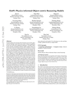 SlotPi: Physics-informed Object-centric Reasoning Models