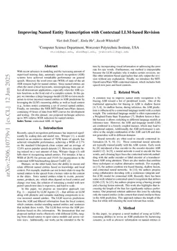 Improving Named Entity Transcription with Contextual LLM-based Revision