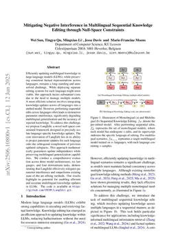 Mitigating Negative Interference in Multilingual Sequential Knowledge Editing through Null-Space Constraints