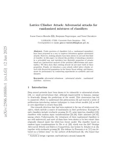 Lattice Climber Attack: Adversarial attacks for randomized mixtures of classifiers