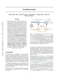 The Diffusion Duality