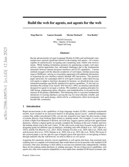 Build the web for agents, not agents for the web