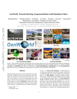 GenWorld: Towards Detecting AI-generated Real-world Simulation Videos