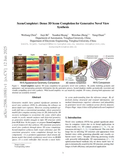 SceneCompleter: Dense 3D Scene Completion for Generative Novel View Synthesis