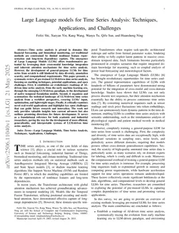 Large Language models for Time Series Analysis: Techniques, Applications, and Challenges