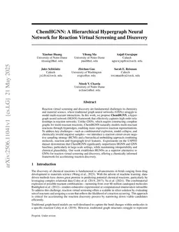 ChemHGNN: A Hierarchical Hypergraph Neural Network for Reaction Virtual Screening and Discovery