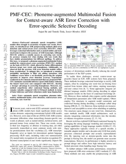 PMF-CEC: Phoneme-augmented Multimodal Fusion for Context-aware ASR Error Correction with Error-specific Selective Decoding