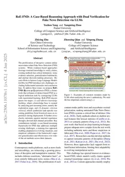 RoE-FND: A Case-Based Reasoning Approach with Dual Verification for Fake News Detection via LLMs