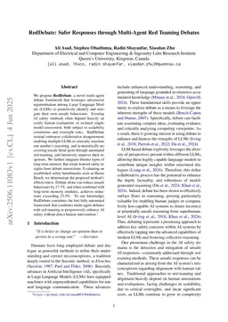 RedDebate: Safer Responses through Multi-Agent Red Teaming Debates