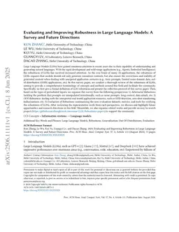 Evaluating and Improving Robustness in Large Language Models: A Survey and Future Directions